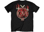 Meat Loaf - Maglietta "Roses"" Per Uomo/Donna Unisex RO3834 (Xl) (Nero)"