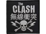 The Clash - Teschio - Toppa Da Stirare RO4148 (Taglia Unica) (Bianco/Nero)