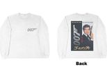 James Bond - Maglietta "Goldeneye"" Per Uomo/Donna Unisex Manica Lunga RO4007 (Xl) (Bianco)"