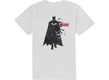Batman - Maglietta Da Uomo/Donna Unisex RO4057 (Xxl) (Bianco)