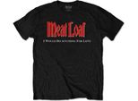 Meat Loaf - Maglietta "Iwdaflbiwdt"" Per Uomo/Donna Unisex RO4072 (Xxl) (Nero)"