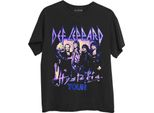 Def Leppard - Maglietta "Hysteria Tour"" Per Uomo/Donna Unisex RO4099 (S) (Nero)"