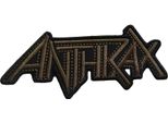 Anthrax - Logo - Toppa Da Stirare RO4082 (Taglia Unica) (Marrone)