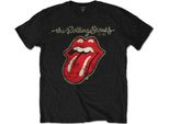 The Rolling Stones - Maglietta Per Bambini RO4305 (116) (Nero)