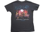 U2 - Maglietta "Live Photo 2018"" Per Uomo/Donna Unisex RO4190 (L) (Nero)"