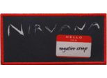 Nirvana - Toppa Da Stirare "Negative Creep"" RO4133 (Taglia Unica) (Rosso/Bianco/Nero)"