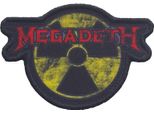 Megadeth - Logo - Toppa Da Stirare "Hazard"" RO4144 (Taglia Unica) (Rosso/Nero/Giallo)"