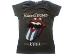 The Rolling Stones - Maglietta "Havana Cuba"" Da Donna RO4224 (Xxl) (Antracite)"