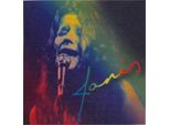 Janis Joplin - Rainbow - Patch - Cotone RO4285 (Taglia Unica) (Multicolore)