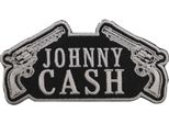Johnny Cash - Pistola - Patch - Cotone RO4319 (Taglia Unica) (Nero/Grigio)