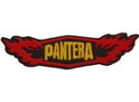 Pantera - Flames - Toppa Da Stirare - Cotone RO4369 (Taglia Unica) (Rosso/Nero/Giallo)