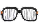Run Dmc - Occhiali - Toppa Da Stirare - Cotone RO4514 (Taglia Unica) (Grigio/Nero)