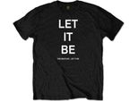 The Beatles - Maglietta "Let It Be"" Per Uomo/Donna Unisex RO1883 (L) (Nero)"
