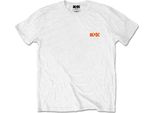 Ac/Dc - Maglietta Logo Per Uomo/Donna Unisex RO188 (S) (Bianco)