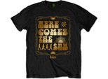The Beatles - Maglietta "Here Comes The Sun"" Per Uomo/Donna Unisex RO2122 (L) (Nero)"