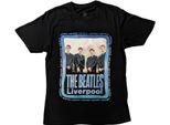 The Beatles - Maglietta "Pier Head"" Per Uomo/Donna Unisex RO5650 (Xl) (Nero)"