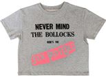 Sex Pistols - Top Corto "Never Mind The Bollocks"" Donna RO5590 (L) (Grigio)"