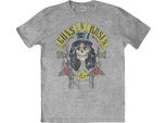 Guns N Roses - Maglietta "Slash '85"" Per Uomo/Donna Unisex RO1530 (Xxl) (Grigio)"