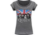 Queen - Maglietta "Burnout"" Da Donna RO1609 (Xxl) (Antracite)"