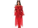 Bristol Novelty - Costume - Donna BN4434 (M) (Rosso)