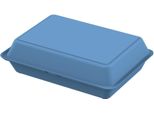 Scatola Portamenù Grande "Togo"" Xl In Nero, Marrone, Blu, Verde E Rosso - Perfetta Senza Divisori Per I Vostri Pasti In Viaggio! Accogliente Blu"