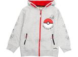 Pokemon - Felpa Con Cappuccio "Gotta Catch Em All"" Per Ragazzi NS7139 (116) (Grigio)"