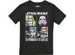 Star Wars - Maglietta "Four Box"" Per Ragazzi TV1909 (104) (Nero)"