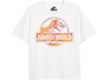Jurassic Park - Maglietta Per Ragazze TV1937 (128) (Bianco)