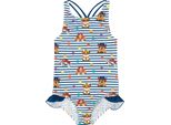 Paw Patrol - Costume Da Bagno Per Bambine NS7143 (104) (Blu Navy/Bianco)