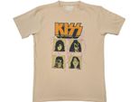 Kiss - T-Shirt Uomo/Donna Unisex RO5279 (M) (Sand)
