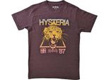 Def Leppard - Maglietta "Hysteria World Tour"" Per Uomo/Donna Unisex RO5344 (S) (Marrone)"