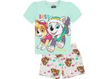 Paw Patrol - Pigiama Con Pantaloncini Per Bambini NS7164 (110) (Petrolio/Grigio)