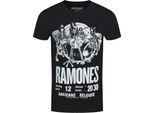 Ramones - Maglietta "Belgique"" Per Uomo/Donna Unisex RO120 (S) (Nero)"