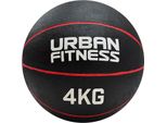 Urban Fitness - Medizinball RD3024 (4 Kg) (Rot)