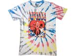 Nirvana - Maglietta Batik Per Uomo/Donna Unisex RO5668 (M) (Bianco)