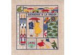 Kit Punto Croce Le Bonheur Des Dames "Welcome March"", Fai Da Te, 21X23Cm"