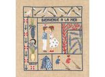Le Bonheur Des Dames Kit Punto Croce Contato "Welcome July"", 21X23Cm, Fai Da Te"