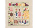 Kit Punto Croce Le Bonheur Des Dames "Benvenuto Settembre"", Diy, 21X23Cm"