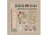 Kit Punto Croce Le Bonheur Des Dames "Benvenuto Gennaio"", Diy, 21X23Cm"
