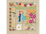 Le Bonheur Des Dames Kit Punto Croce Contato "Welcome August"", 21X23Cm, Fai Da Te"