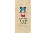 Le Bonheur Des Dames Petit Point Kit Punto Croce "Farfalle In Miniatura"", Contato, 4,5X12Cm"