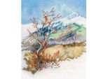 Set Di Punti Croce Rto "Meraviglioso Nord I"", Schema Per Il Conteggio, 21X25,5 Cm"