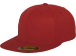 Yupoong Flexfit Unisex Premium 210 Flat Peak Baseball Cap RW4163 (L/Xl) (Red)