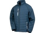 Result Giacca Softshell Da Uomo Compass Foderata PC3326 (2XL) (Navy/Grigio)
