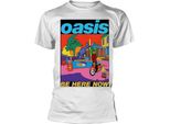 Oasis - Maglietta "Be Here Now"" Per Uomo/Donna Unisex PH3119 (Xxl) (Bianco)"