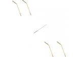 Set Di 4 Cannucce E Spazzole Per La Pulizia Excellent Houseware, Acciaio Inossidabile, 25 Cm, Oro