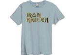 Amplified - Maglietta "Eddies Logo"" Per Uomo/Donna Unisex GD805 (Xs) (Blu Strano)"