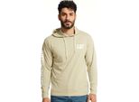 Caterpillar - Maglietta Con Cappuccio Da Uomo FS7885 (Xl) (Peyote)