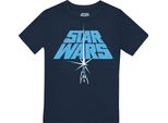 Star Wars - Maglietta Logo Per Bambini TV2149 (152-158) (Blu Navy)