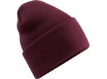 Beechfield - "Original"" Beanie Basso Legato Per Uomini/Donne Unisex BC5095 (Taglia Unica) (Rosso Borgogna)"
